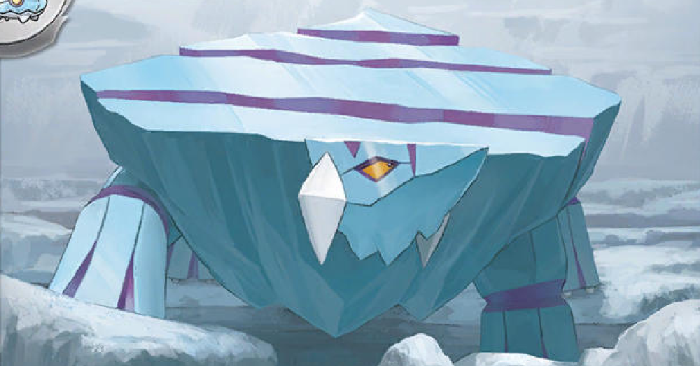 pokemon avalugg card 37/114 Steam Siege Non Holo Rare Pokmon NM Weakness Metal 2 Retreat Cost Updated Avalugg deck with Mega