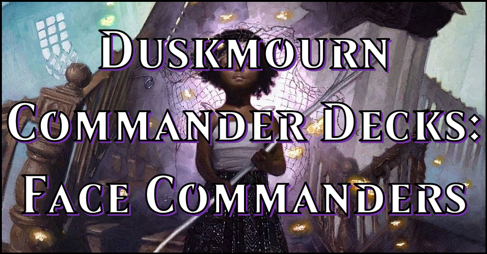 MTG Duskmourn Commander Decks' Faces | Flipside Gaming