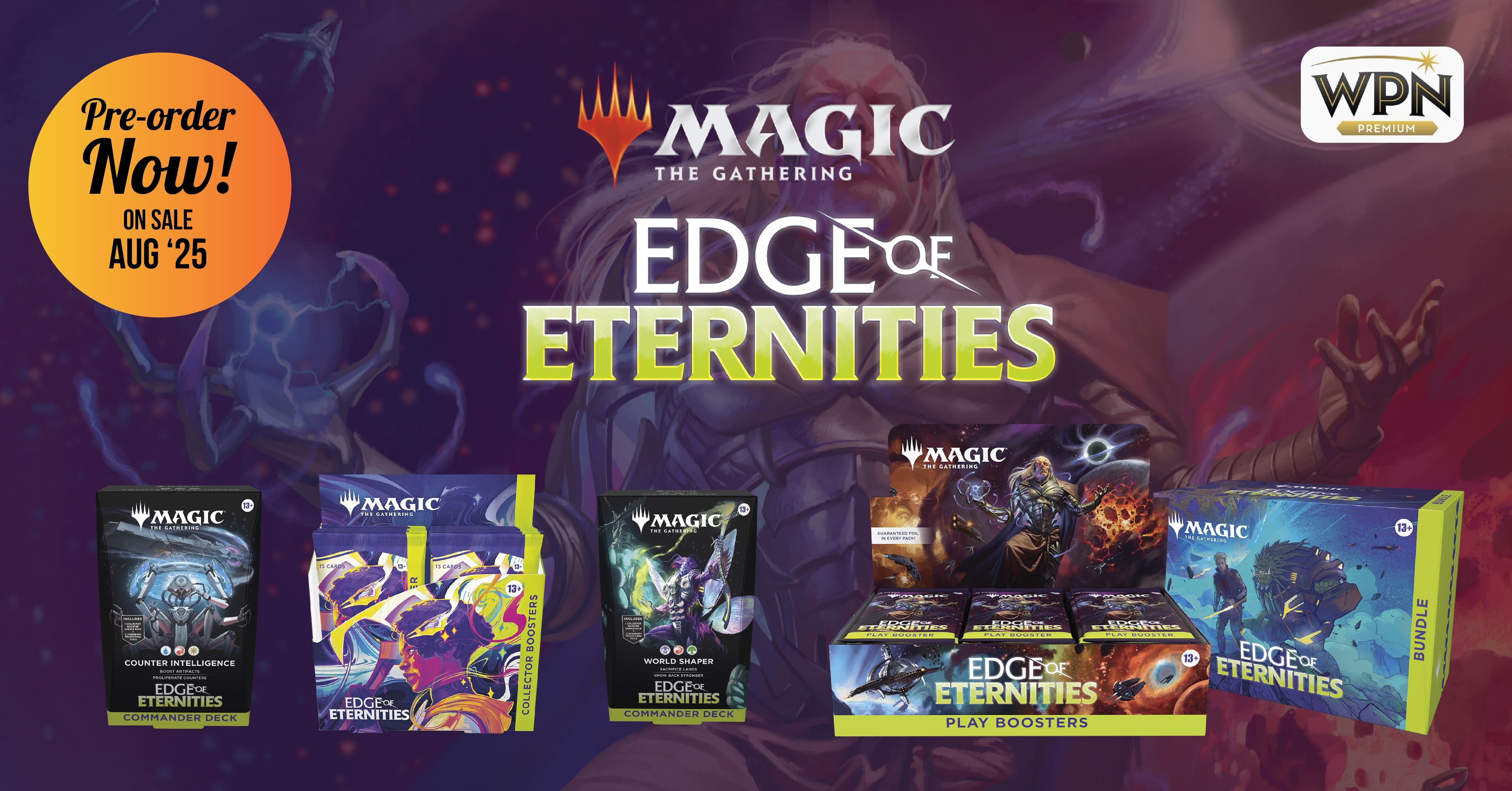 MTG: Edge of Eternities | Play Booster Boxes, Cases & More Flipside Gaming MTG: Edge of Eternities | Play Booster Boxes, Cases & More Flipside Gaming