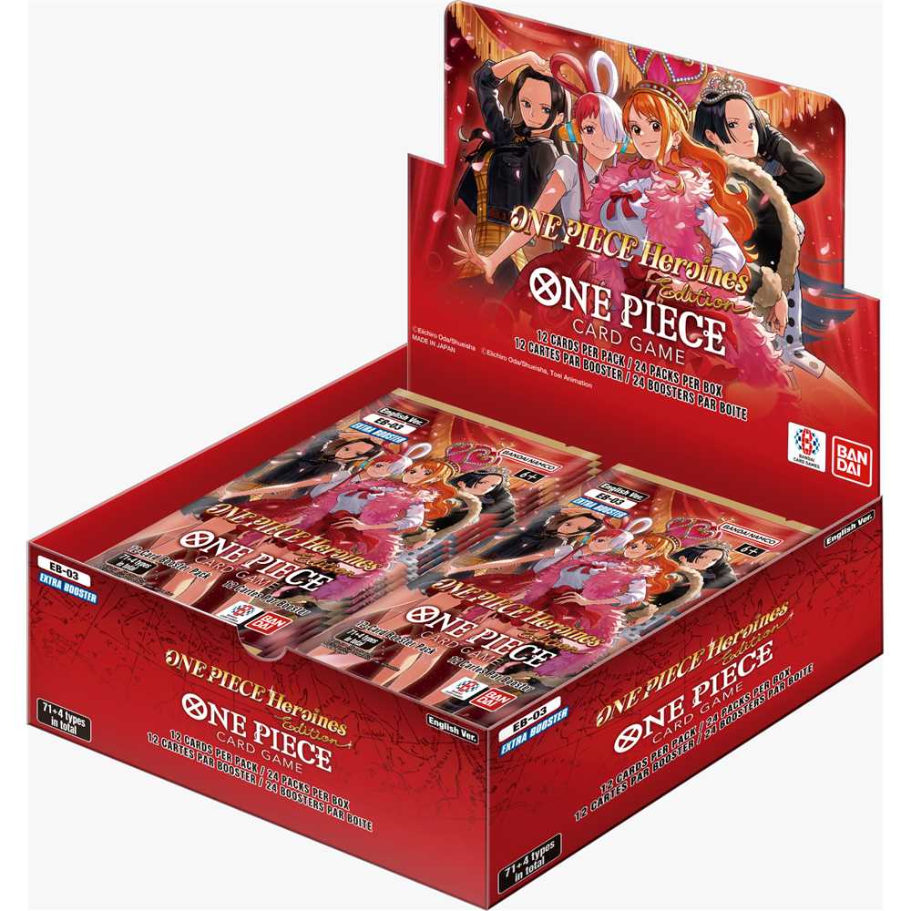 one piece booster box 3 Bandai One Piece Trading Card Game: Illustration Box Volume 3