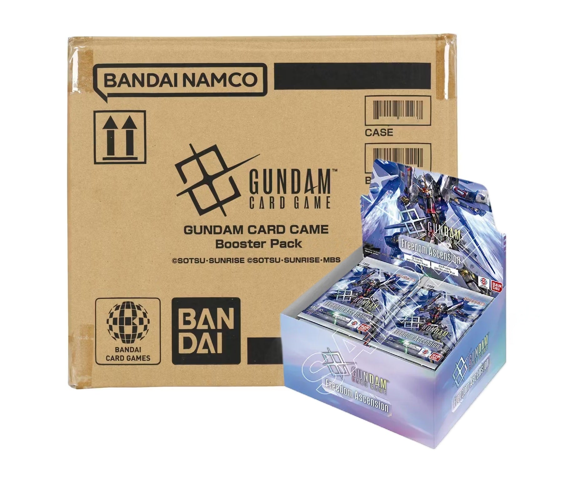 shop deals on gundam tcg booster box Card Game GD01 New Type Rising Anime TCG.net art variants across all rarity levels Gundam Card Game: Freedom Ascension