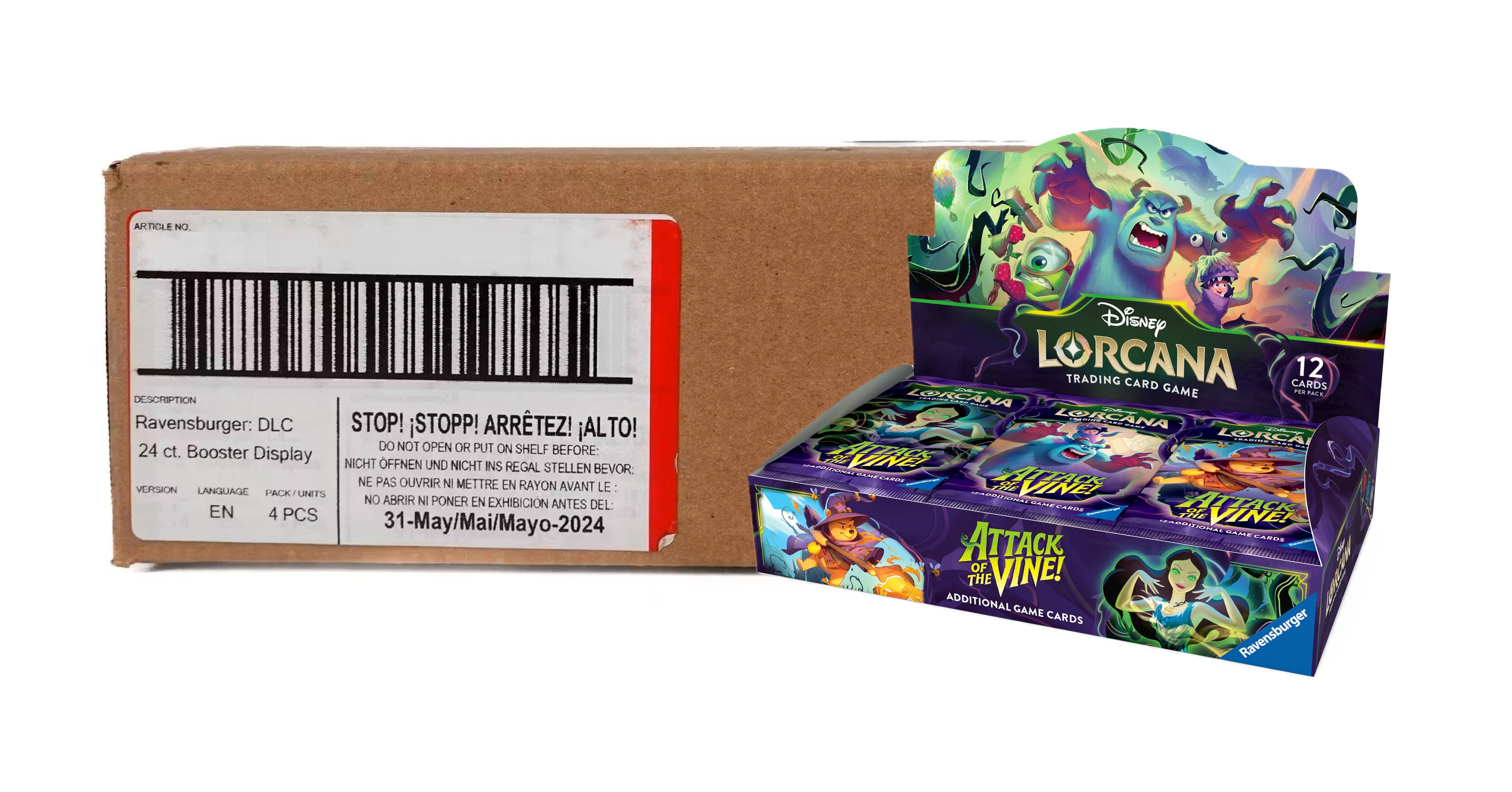 how many packs are in a lorcana booster box Disney Trading Card Game, Includes 2 Ready-to-Play Decks Each Includes 1 Pack, Plus 4 Additional Booster and 1 Promo Card : Toys & Games Reaching into the sky Disney Lorcana: The First Chapter