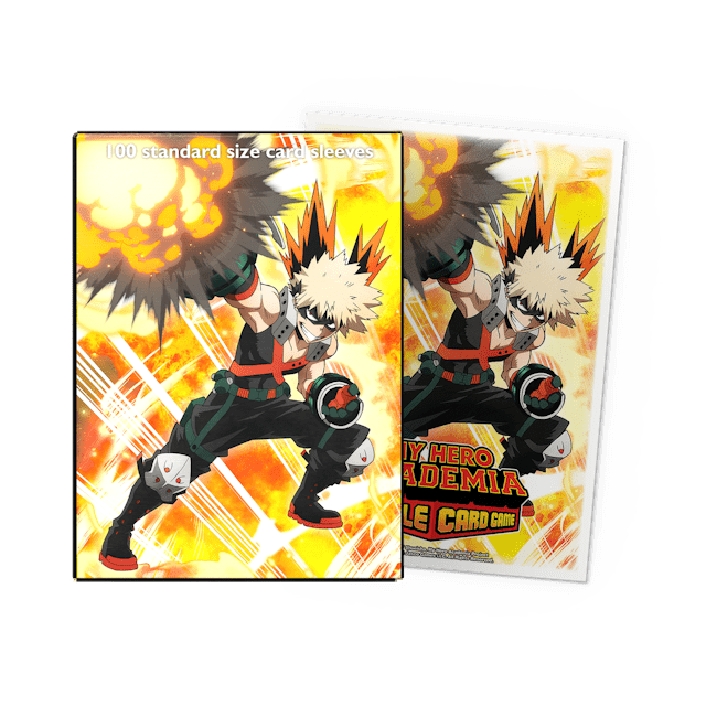 my hero academia card sleeves Dragon Shield Matte Art Bakugo Explode My Hero Academia (100ct) – Flipside  Gaming
