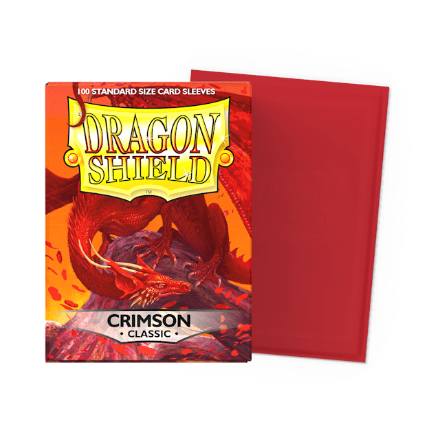 dragon shield card sleeves review Dragon Shield Classic Crimson [x10] Case Display – Flipside Gaming