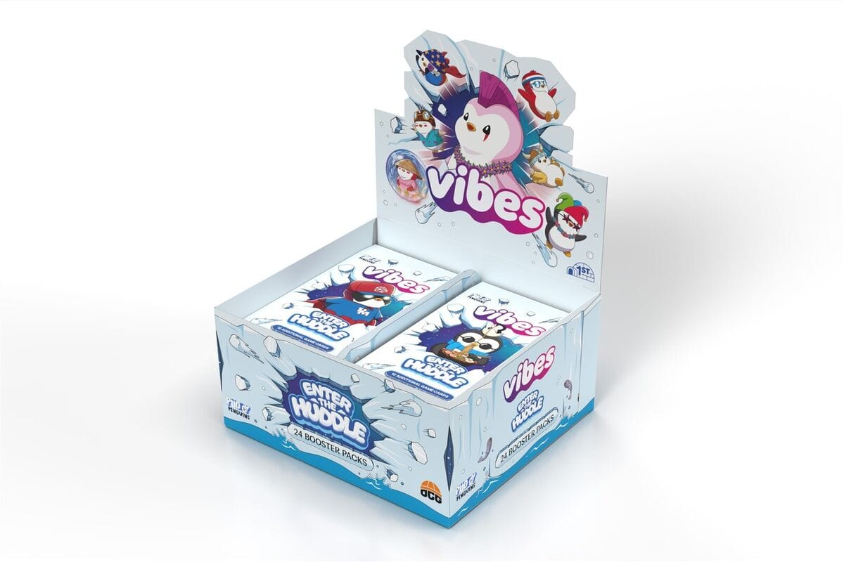 Vibes: Enter the Huddle (1st Edition) Booster Box (Pudgy Penguins!) – Flipside Gaming