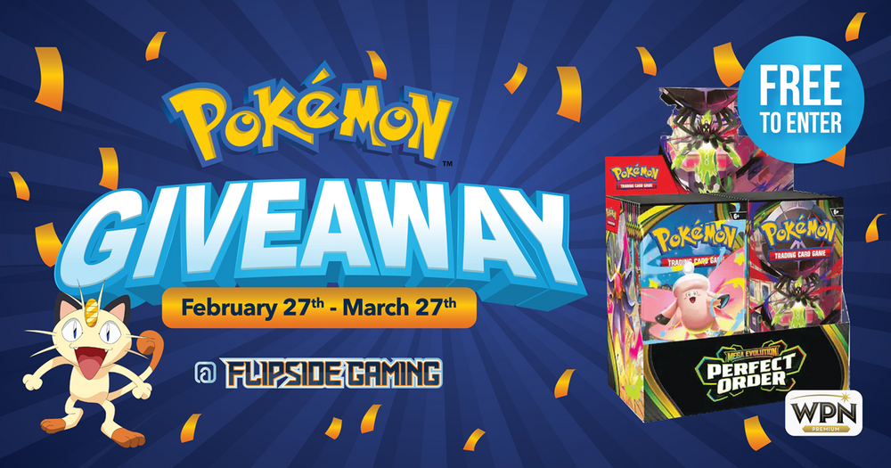 Pokemon TCG: Chaos Rising Free Booster Box Giveaway Flipside Gaming Pokemon TCG: Chaos Rising Free Booster Box Giveaway Flipside Gaming