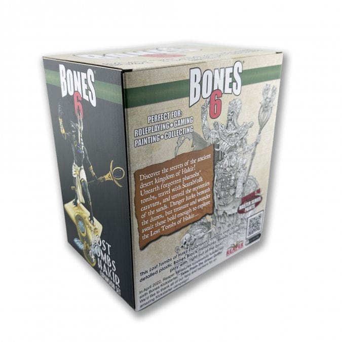Bones Black: Reaper Bones 6 - Lost Tombs of Hakir Expansion Set Model Kit Reaper Miniatures