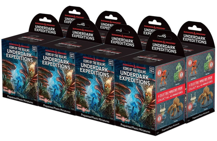 Dungeons & Dragons: Icons of the Realms Set 36 - Underdark Expeditions Booster Brick (8) Model Kit Alliance Games Distribution