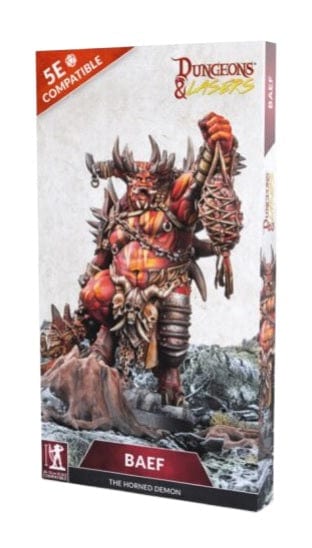 Dungeons & Lasers: Caves Series - Baef the Horned Demon Model Kit Alliance Games Distribution