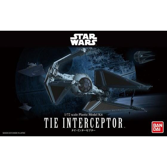 Star Wars Model Kit: Tie Interceptor Model Kit Bandai Namco
