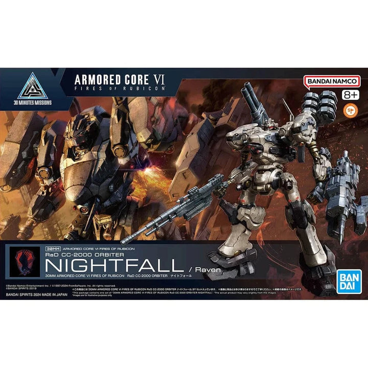 30MM: Armored Core VI Fires for Rubicon - RaD CC-200 Orbiter Nightfall Model Kit Bandai Namco