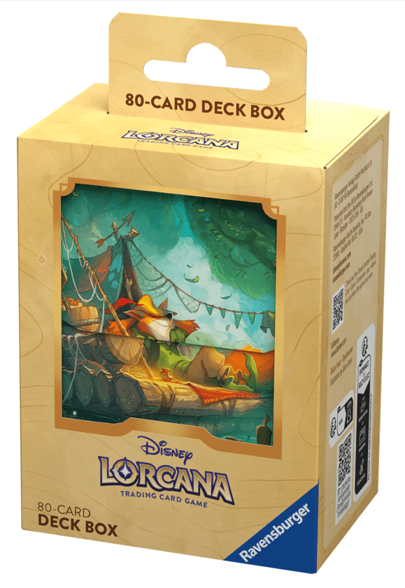Lorcana: Into the Inklands Deck Box - Robin Hood Accessories Ravensburger