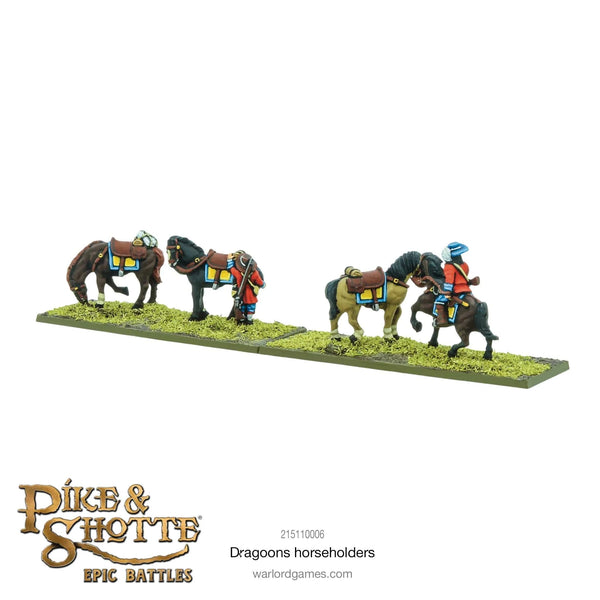 Pike & Shotte Epic Battles - Dragoons horseholders Model Kit Warlord Games