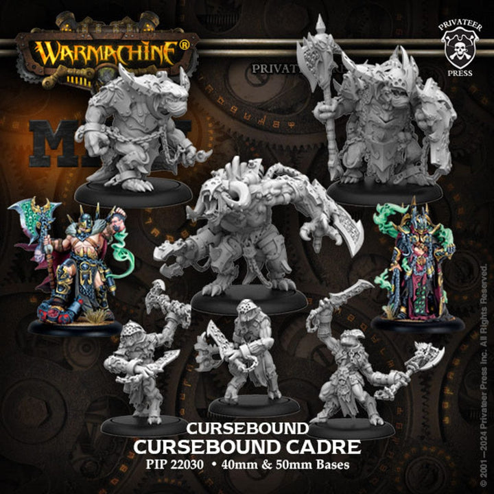 Warmachine MKIV: Orgoth - Cursebound Cadre Model kit Steamforged
