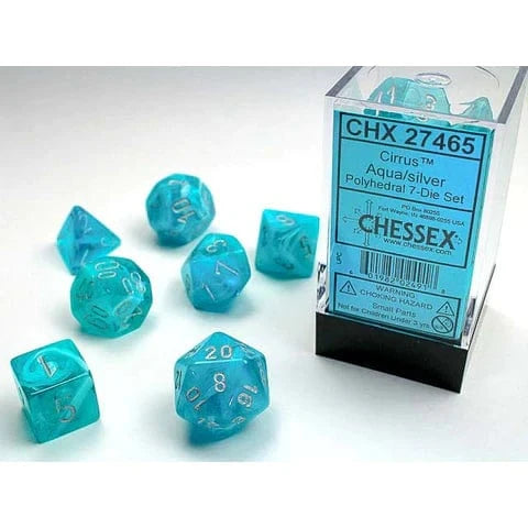 Cirrus® Aqua/Silver 7-Die Set Accessories Asmodee