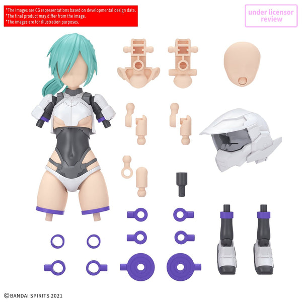 30MS: Option parts - Set 22 (Turbo Costum alpha) [Color B] Model Kit Bandai Namco
