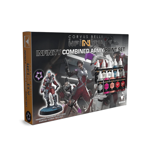 Infinity Combined Army Paint Set Harbinger Paramedic exclusive Model Kit Corvus Belli