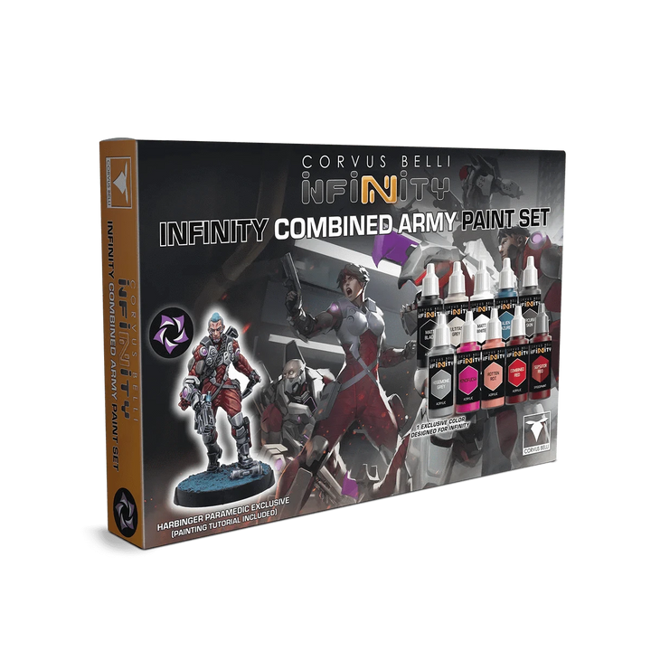 Infinity Combined Army Paint Set Harbinger Paramedic exclusive Model Kit Corvus Belli
