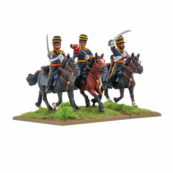 Crimean War British Light Dragoons command Model Kit Warlord Games
