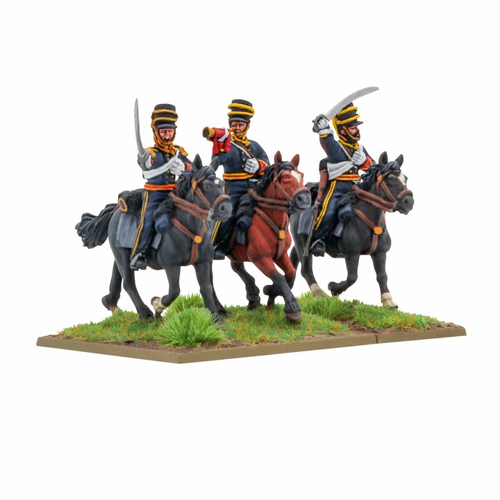 Crimean War British Light Dragoons command Model Kit Warlord Games