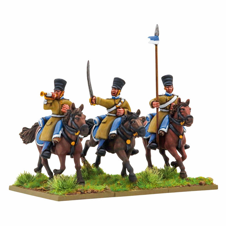 Crimean War Russian Hussars command Model Kit Warlord Games