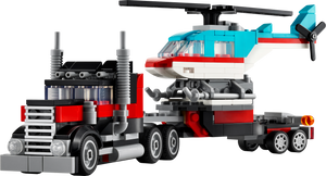 LEGO® Creator 3in1 Flatbed Truck with Helicopter Toy 31146