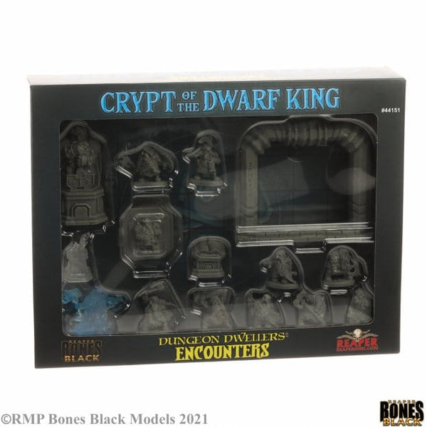 Bones Black: Dungeon Dwellers Encounters - Crypt of the Dwarf King Model Kit Reaper Miniatures
