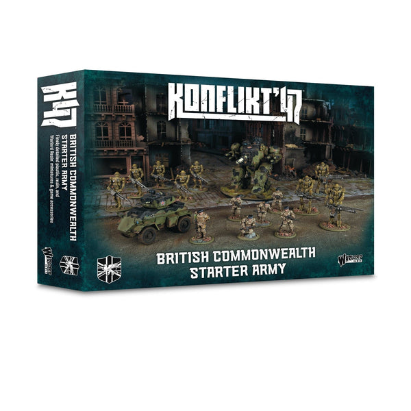British Commonwealth starter army Model Kit Warlord Games