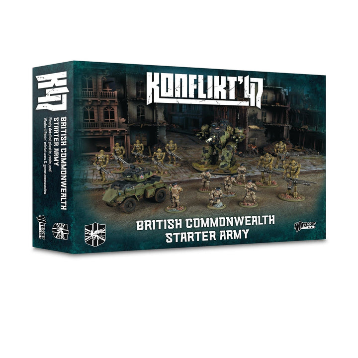British Commonwealth starter army Model Kit Warlord Games