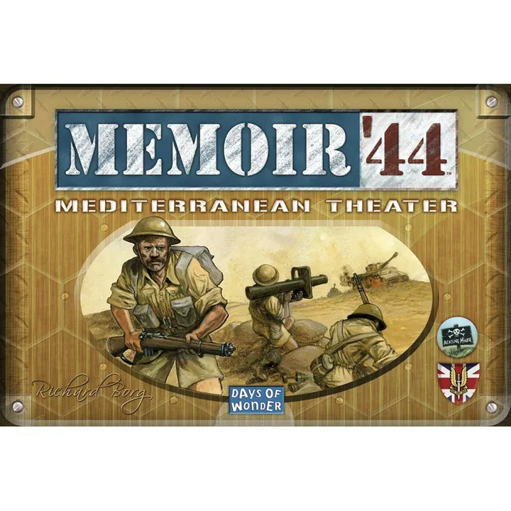 Memoir '44: Mediterranean Theater Expansion Board Game Asmodee