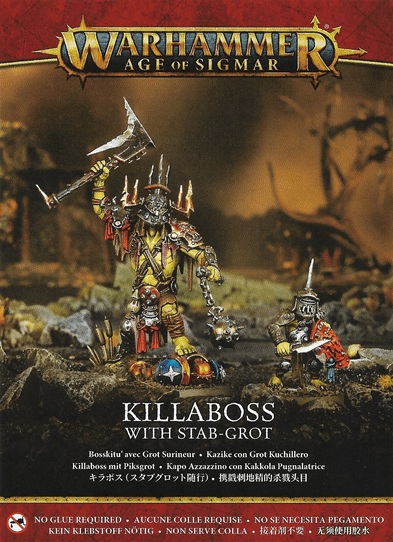 Orruk Warclans: Killaboss with Stab-grot Model Kit Games Workshop