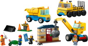 LEGO® City Construction Trucks and Wrecking Ball Crane 60391