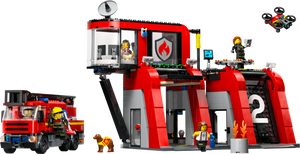 LEGO® City Fire Station with Fire Truck 60414