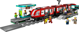 LEGO® City Downtown Streetcar and Station 60423