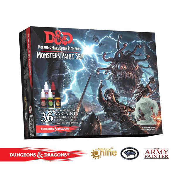 Dungeons & Dragons Nolzur`s Marvelous Pigments: Monster Paint Set Paint The Army Painter
