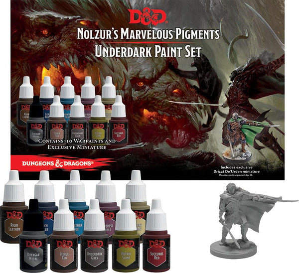 Dungeons & Dragons Nolzur`s Marvelous Pigments: Underdark Paint Expansion Set Paint The Army Painter