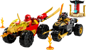 LEGO® Ninjago Kai and Ras’s Car and Bike Battle 71789