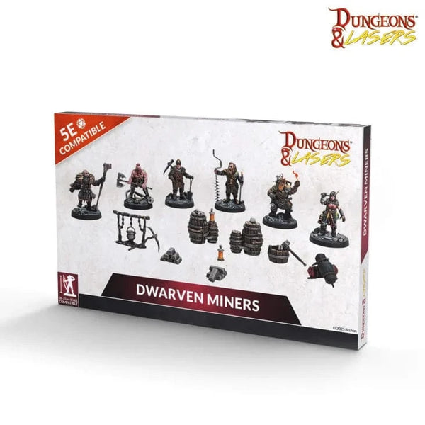 Dungeons & Lasers: Dwarven Miners Model Kit Archon Studio