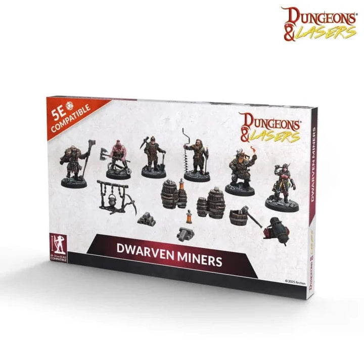 Dungeons & Lasers: Dwarven Miners Model Kit Archon Studio