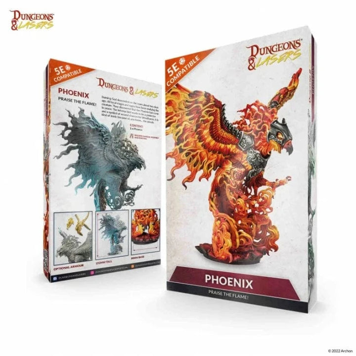Dungeons & Lasers: Miniatures - Phoenix Model Kit Archon Studio