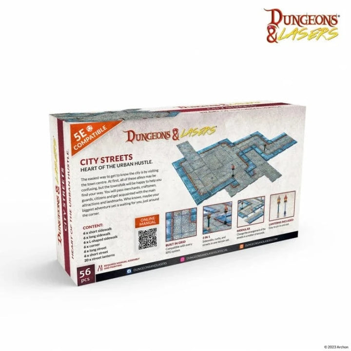 Dungeons & Lasers: Expansion Set - City Streets Model Kit Archon Studio