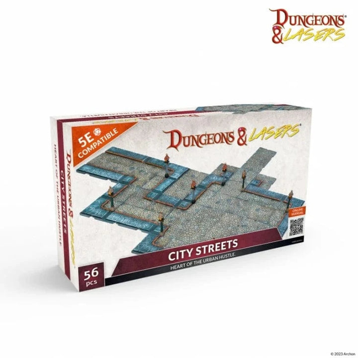 Dungeons & Lasers: Expansion Set - City Streets Model Kit Archon Studio