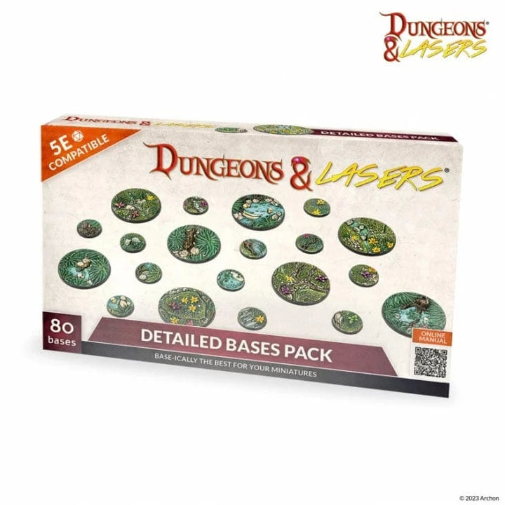 Dungeons & Lasers: Miniatures - Detailed Bases Pack Model Kit Archon Studio