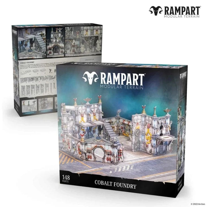 Rampart Modular Terrain Set: Cobalt Foundry Model Kit Archon Studio