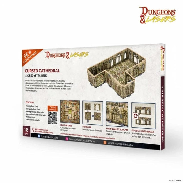 Dungeons & Lasers: Expansion Set - Cursed Cathedral Model Kit Archon Studio