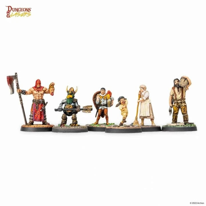 Dungeons & Lasers: Miniatures - NPC Miniature Pack Model Kit Archon Studio