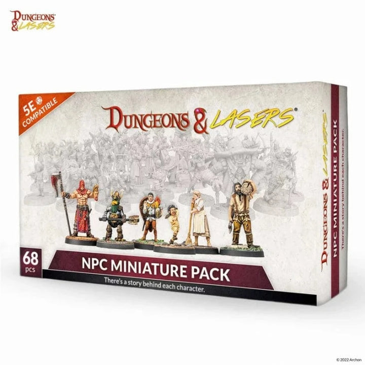 Dungeons & Lasers: Miniatures - NPC Miniature Pack Model Kit Archon Studio