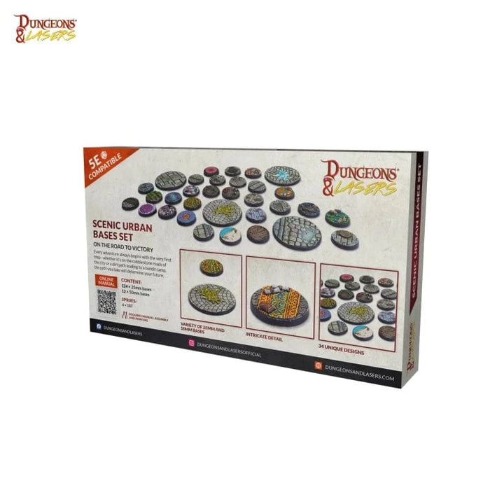 Dungeons & Lasers: Miniatures - Scenic Urban Bases Set Model Kit Archon Studio