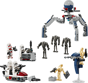 LEGO® Star Wars™ Clone Trooper™ & Battle Droid™ Battle Pack 75372