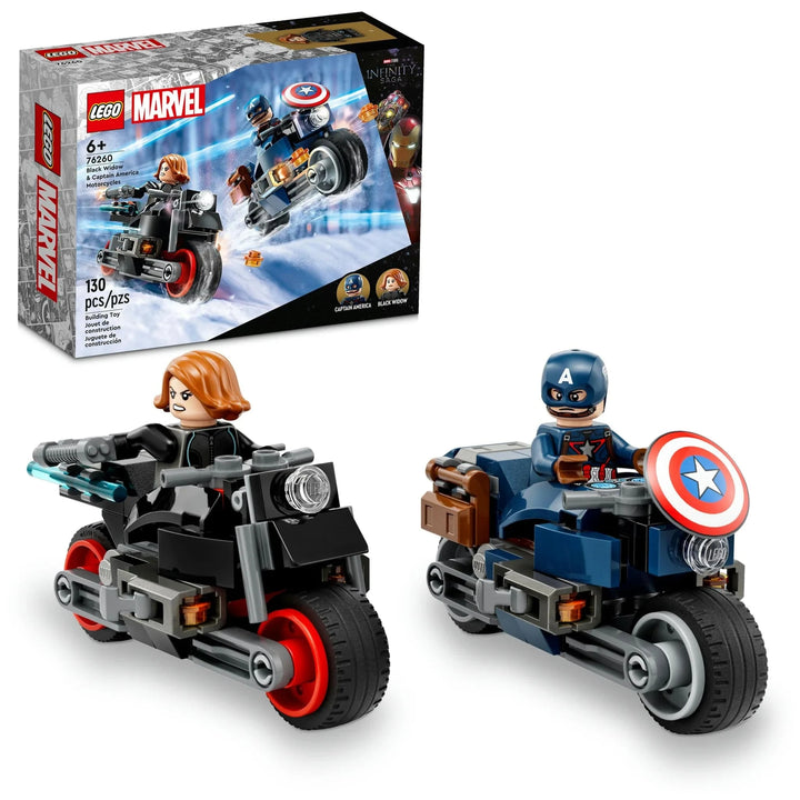 LEGO® Marvel Black Widow & Captain America Motorcycles 76260 LEGO LEGO